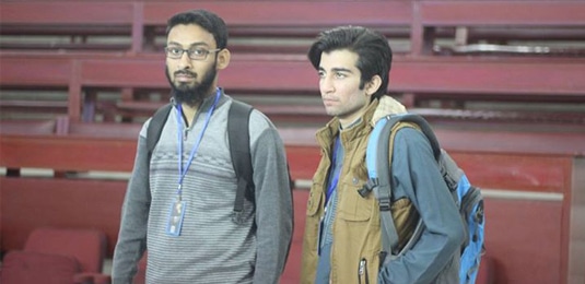 Ebraiz and Shehroz at GIki